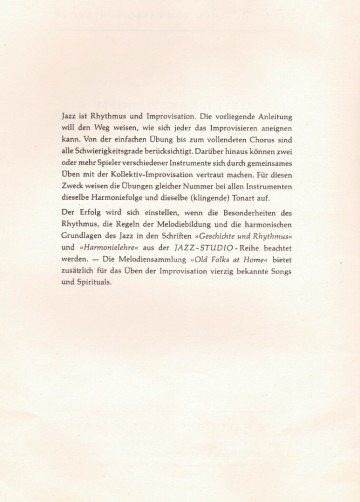 Albert mangelsdorf jazz studio 2