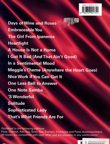 Be a top player mostly ballads   trombone 1