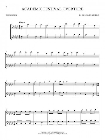 Classical themes for twotrombones 2