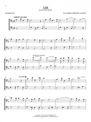 Classical themes for twotrombones 3