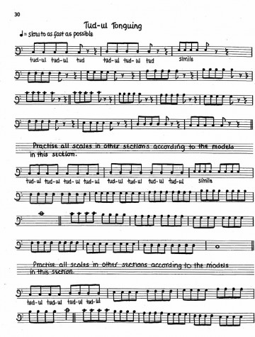 David n bakers contemporary techniques for the trombone volume 10002