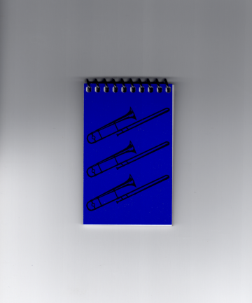 Mini notebook trombone