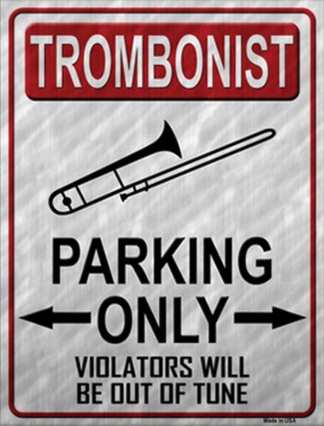 Parking sign sticker