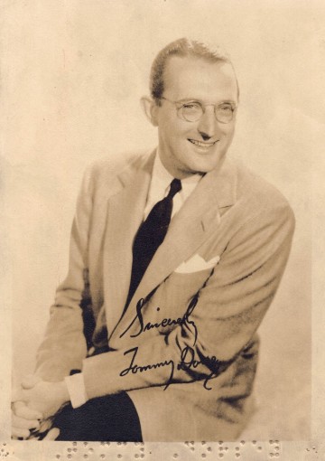 Tommy dorsey autographed braille 128 x 18cm