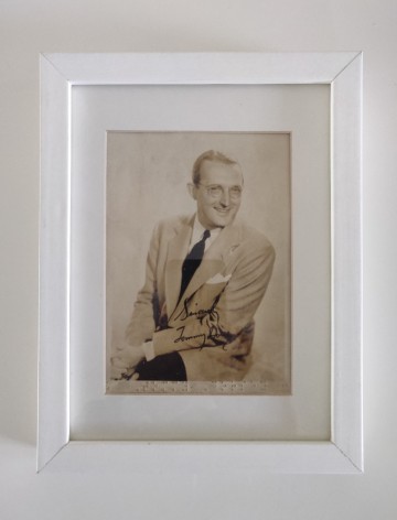 Tommy dorsey autographed braille framed